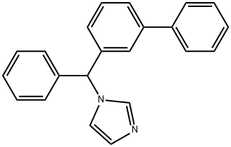 1H-Imidazole, 1-([1,1'-biphenyl]-3-ylphenylmethyl)- Struktur