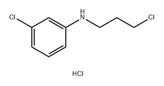 Benzenamine, 3-chloro-N-(3-chloropropyl)-, hydrochloride (1:1) Struktur