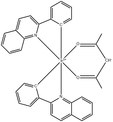 Ir(pq)2acac Struktur