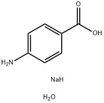 4-AMINOBENZOIC ACID, SODIUM SALT HYDRATE, 99 Struktur