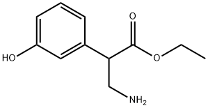 ethyl4-amino-3-(3-hydroxyphenyl)butanoate Struktur