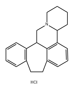 Taclamine hydrochloride Struktur