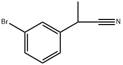 Benzeneacetonitrile, 3-bromo-α-methyl- Struktur