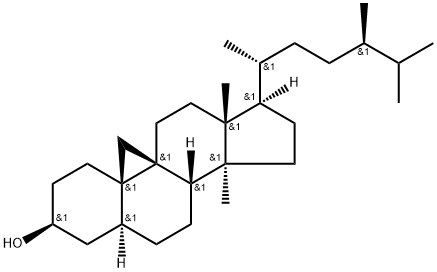 24-methylpollinastanol Struktur