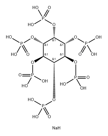 Myo-inositol, hexakis(dihydrogen phosphate), octasodium salt Struktur