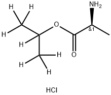 (S)-Isopropyl-2-aminopropanoate-d7 Hydrochloride Struktur