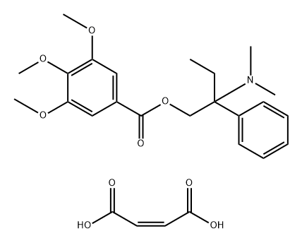 trimebutine maleate Struktur