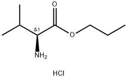 PROPYL (2S)-2-AMINO-3-METHYLBUTANOATE HYDROCHLORIDE Struktur