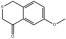 6-Methoxyisothiochroman-4-one Struktur