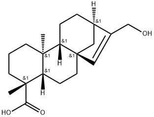 ent-17-Hydroxykaur-15-en-19-oic acid Struktur