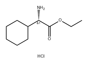 S-Cyclohexylglycine ethyl ester hydrochloride Struktur