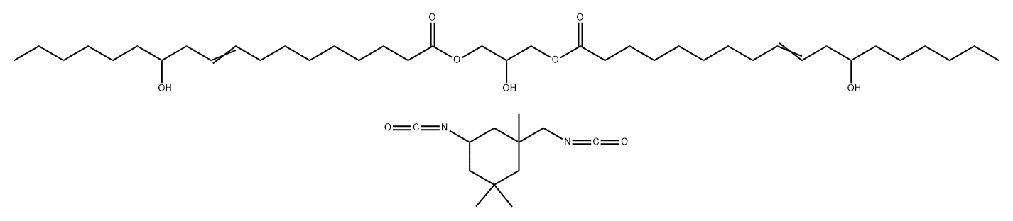 GLYCERYL DIRICINOLEATE/IPDI COPOLYMER Struktur