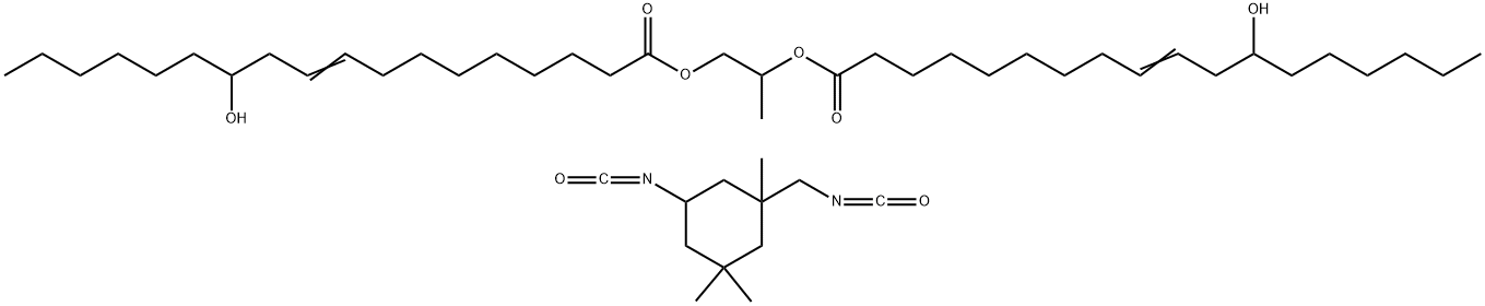 PROPYLENE GLYCOL DIRICINOLEATE/IPDI COPOLYMER Struktur