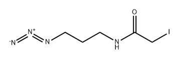 Azide-C3-Iodoacetamide Struktur