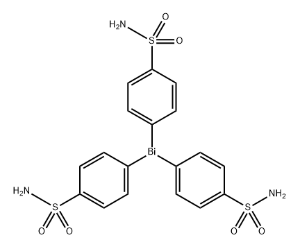 Benzenesulfonamide, 4,4',4''-bismuthylidynetris- (9CI)