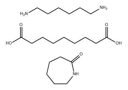 Nonanedioic acid, polymer with hexahydro-2H-azepin-2-one and 1,6-hexanediamine Struktur