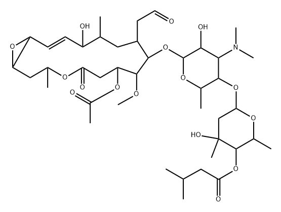 Maridomycin II Struktur