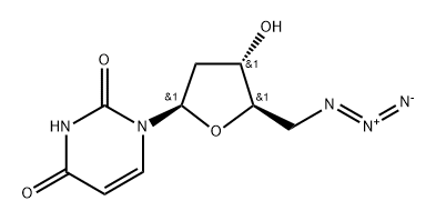 5'-Azido-2',5'-dideoxyuridine Struktur