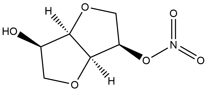 Mannitol, 1,4:3,6-dianhydro-, 2-nitrate Struktur