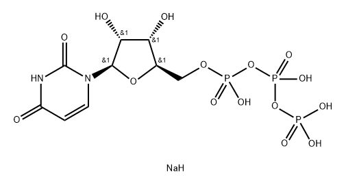 Uridine 5'-(tetrahydrogen triphosphate), sodium salt (1:2) Struktur