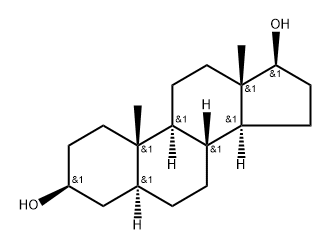 d3-5α-Androstane-3β,17β-diol Struktur