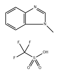 N-Methyl Benzimidazole triflate Struktur