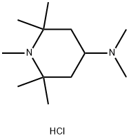 N,N,1,2,2,6,6-heptamethylpiperidin-4-aminedihydrochloride Struktur