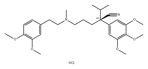 (S)-Gallopamil hydrochloride Struktur