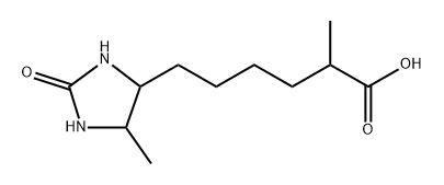 alpha-methyldethiobiotin Struktur