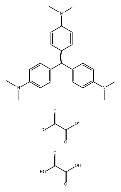 Crystal violet oxalate Struktur