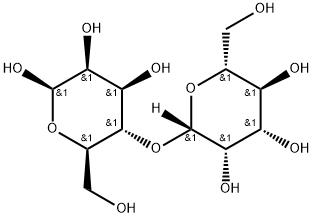 4-O-(β-D-Mannopyranosyl)-β-D-mannopyranose Struktur