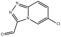 6-Chloro-[1,2,4]triazolo[4,3-a]pyridine-3-carbaldehyde Struktur