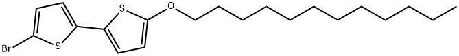 5-bromo-5'-(dodecyloxy)-2,2'-bithiophene Struktur