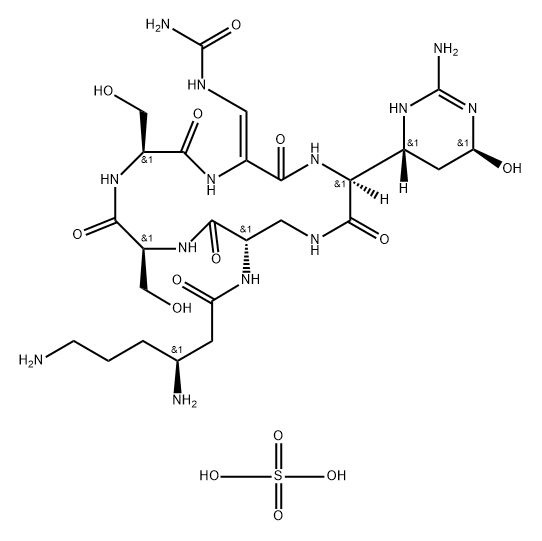 VIOMYCIN SULFATE Struktur