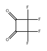 1,2-Cyclobutanedione,  3,3,4,4-tetrafluoro-,  radical  ion(1-)  (9CI) Struktur