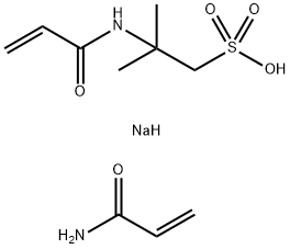 ACRYLAMIDE/SODIUM ACRYLOYLDIMETHYLTAURATE COPOLYMER Struktur