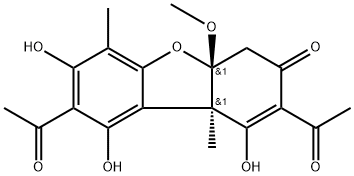 (-)-Placodiolic acid Struktur