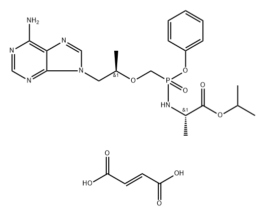 [2H6]-Tenofovir alafenamide fumarate Struktur