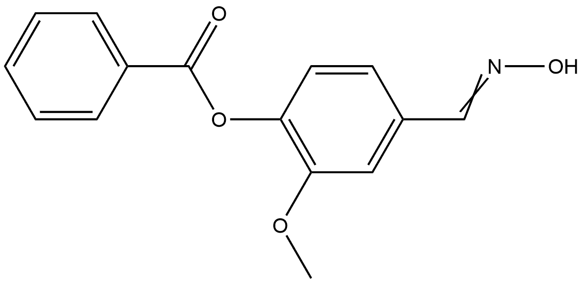 Benzaldehyde, 4-(benzoyloxy)-3-methoxy-, 1-oxime