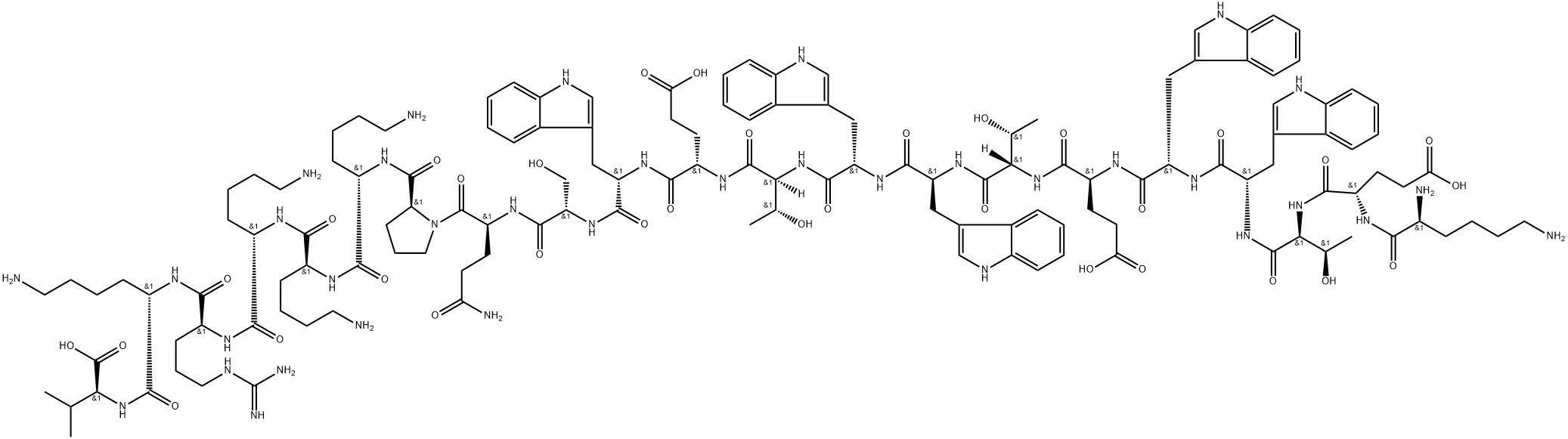 Pep-1 (uncapped) Struktur