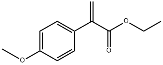 Benzeneacetic acid, 4-methoxy-α-methylene-, ethyl ester Struktur