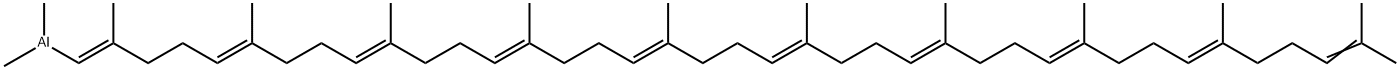 Aluminum, [(1E,5E,9E,13E,17E,21E,25E,29E,33E)-2,6,10,14,18,22,26,30,34,38-decamethyl-1,5,9,13,17,21,25,29,33,37-nonatriacontadecaenyl]dimethyl-