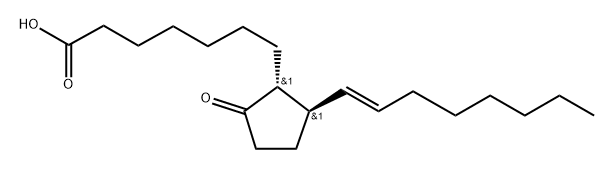 11,15-bisdeoxyprostaglandin E1 Struktur