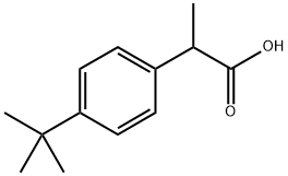 Benzeneacetic acid, 4-(1,1-dimethylethyl)-α-methyl- Struktur