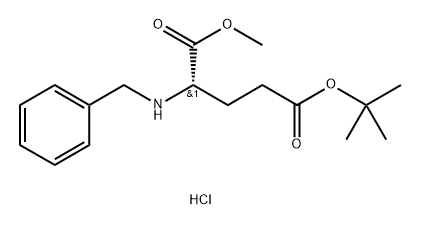 Bzl-Glu(Otbu)-Ome Hydrochloride Struktur