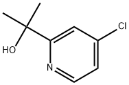 2-Pyridinemethanol, 4-chloro-α,α-dimethyl- Struktur