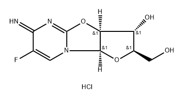 5-fluoro-2,2'-cyclocytidine Struktur