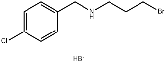 3-Bromo-N-(4-chlorobenzyl)-1-propanamine Hydrobromide Struktur