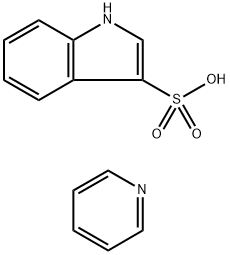 1H-Indole-3-sulfonic acid, compd. with pyridine (1:1) Struktur