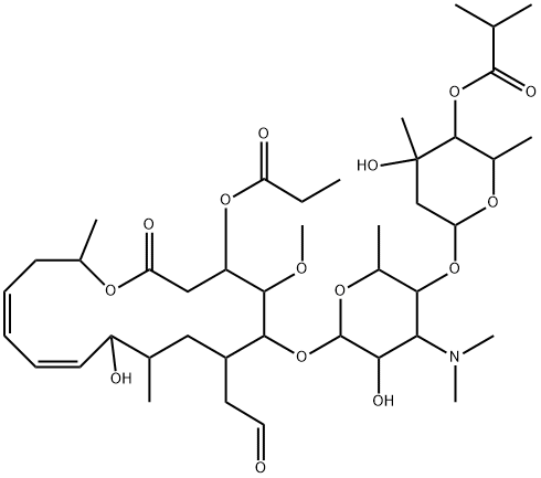 Leucomycin V, 4B-(2-methylpropanoate) 3-propanoate (9CI)|針棘霉素 A2